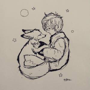 Раскраски лис из маленького принца