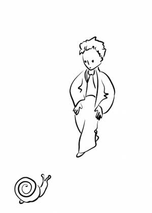 Раскраски Маленький принц  и  онлайн