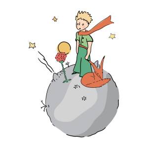 Планета маленького принца рисунок