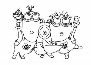 Раскраски Гадкий я миньоны