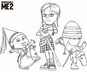 Раскраска Гадкий Я