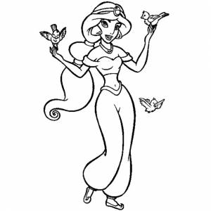 Pаскраска Aladdin 127621