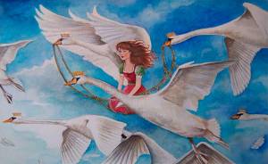 Сказка Дикие лебеди