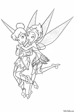Tinkerbell coloring pages, Fairy coloring pages, Disney coloring pages