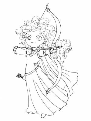 Раскраска Храбрая сердцем