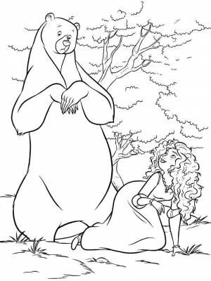 Раскраска Храбрая сердцем