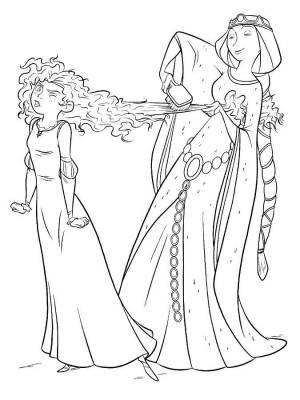 Раскраски сердцем, Раскраска Мультфильм храброе сердце храбрая сердцем