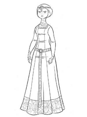 Раскраски Храбрая сердцем