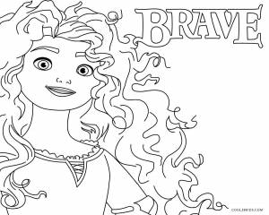 Раскраска принцесса мерида