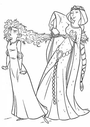 Раскраски Храбрая сердцем