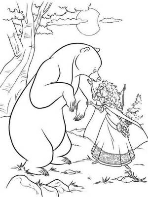 Раскраски Храбрая сердцем