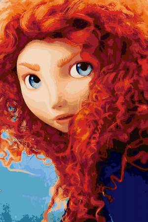 картина по номерам Красиво Красим Храбрая сердцем