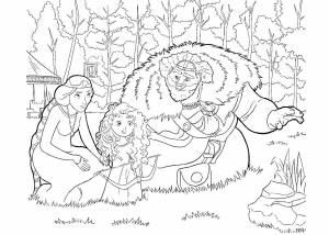 Раскраски Храбрая сердцем