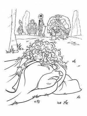 Раскраски Храбрая сердцем