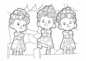 Раскраски Храбрая сердцем