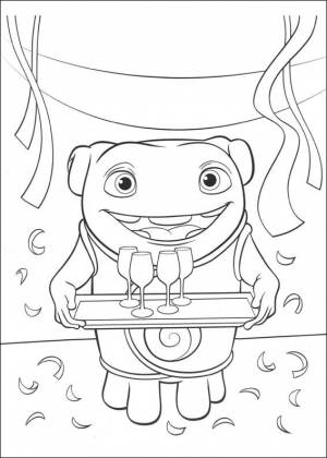 Раскраски Из мультфильма Дом