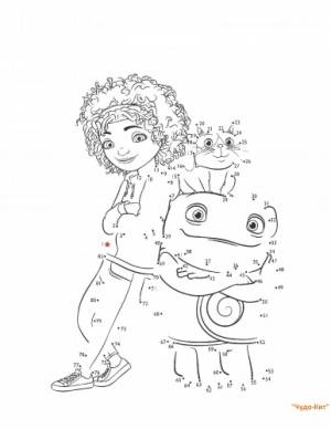 Раскраски Из мультфильма Дом