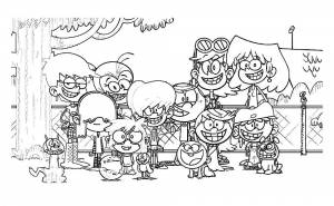 Раскраска Мой Шумный Дом