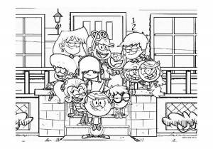 Раскраски Мой шумный дом