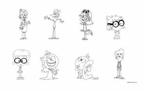 Раскраски Мой шумный дом