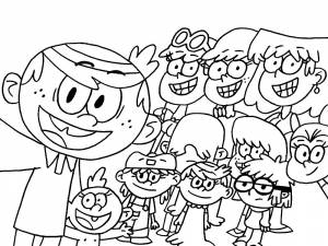 Раскраска Мой Шумный Дом