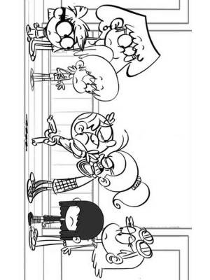 Раскраски Мой шумный дом