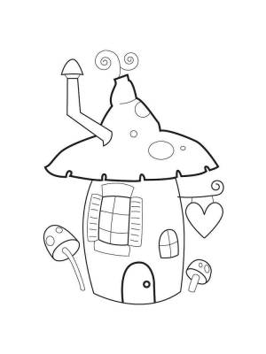 Раскраска Домик