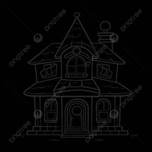 рисунок Раскраски с мультяшными домиками для распечатки вектор PNG , рисунок автомобиля, мультфильм рисунок, рисунок дома PNG картинки и пнг рисунок для й загрузки