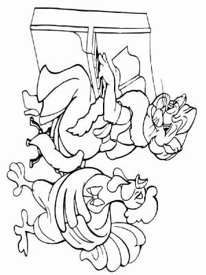 Раскраски Кошкин дом