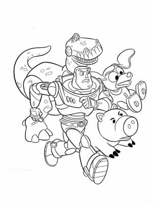 Раскраски История игрушек