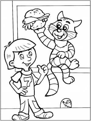 Раскраска Дядя Фёдор 9