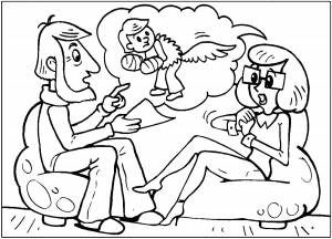 Раскраска Дядя Федор