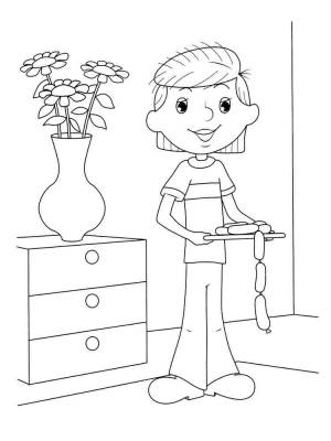 Раскраски Дядя Фёдор