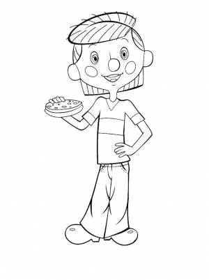 Раскраски Раскраска Дядя фёдор Советские раскраски Природа