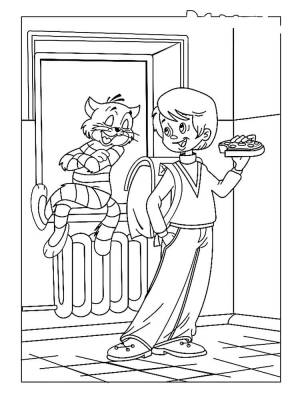 Раскраска Дядя Фёдор 16