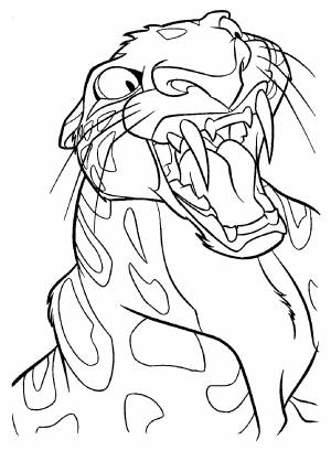 Pаскраска Тарзан 131085
