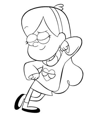 Раскраски Раскраска Гравити фолз гравити фолз