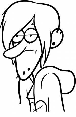 Раскраски Раскраска Персонажи из мультфильма гравити фолз гравити фолз гравити фолз