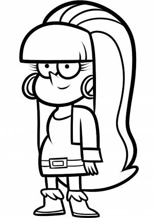 Раскраска Гравити Фолз