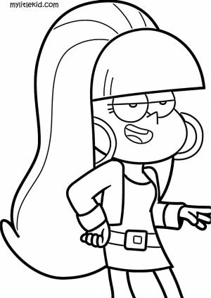 Раскраски Гравити Фолз