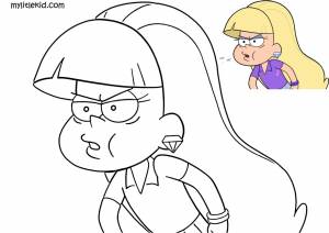 Раскраски Гравити Фолз