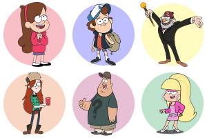 Раскраски Гравити Фолз