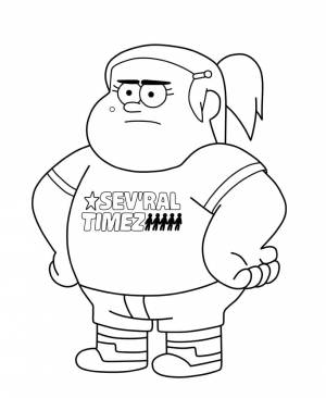 Раскраски Гравити Фолз