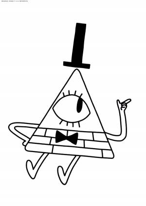 Раскраска Билл Шифр