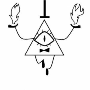 Как нарисовать Билла Шифра из мультфильма Гравити Фолз