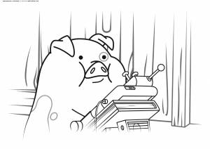 Раскраска Пухля