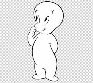 Casper Cartoon Книжка-раскраска Рисование персонажа, Призрак, Каспер, мультфильм, книжка-раскраска png
