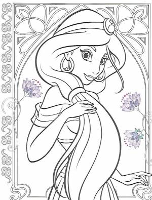 Pin on Aladin And Jasmin Coloring Pages