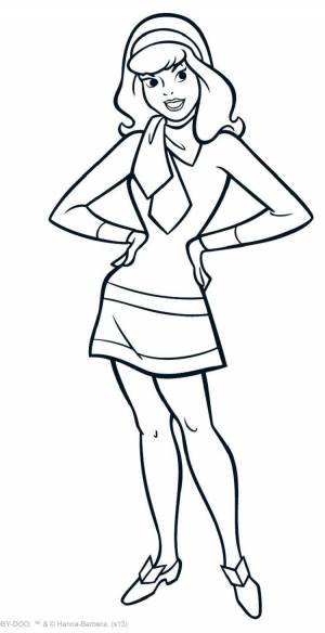 Scooby Doo Daphne Coloring Pages Check more at http