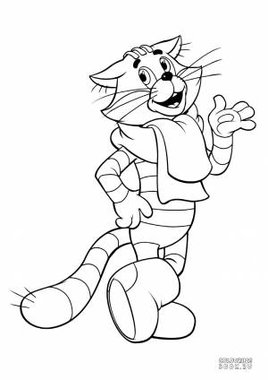 Раскраски из мультсериала Простоквашино